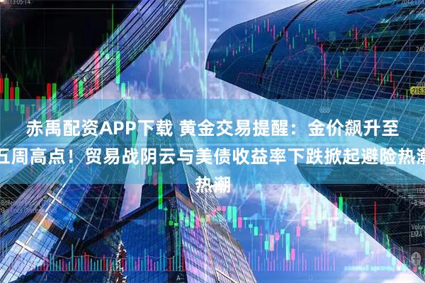 赤禹配资APP下载 黄金交易提醒：金价飙升至五周高点！贸易战阴云与美债收益率下跌掀起避险热潮